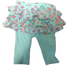 Garanimals Floral Baby Leggings - Teal and Pink​​
